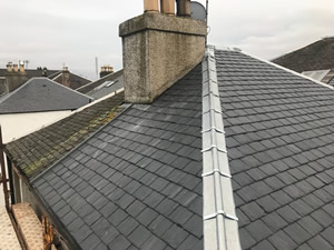 Gordon burns roofing glasgow new roof from spanish slate